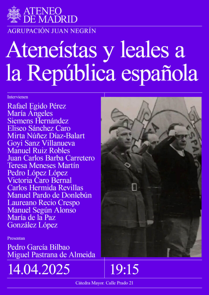 Cartel acto Ateneo